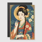 「ボヘミアン・エレガンス | ユニーク結婚式招待状 マグネット招待状 (正面/裏面)