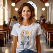 ボヘミアン・クリスチャン・インスピレーション信仰を深める Tシャツ