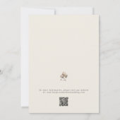 ボヘミアン・コットン&ユーカリリース結婚ズ 招待状 (裏面)