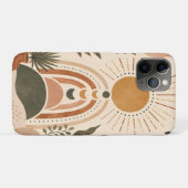 ボヘミアン サン＆ボタニカル アート Case-Mate iPhoneケース (裏面(横))