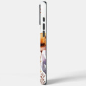 ボヘミアン・シックな水彩花柄 Case-Mate iPhoneケース (裏面 / 左)