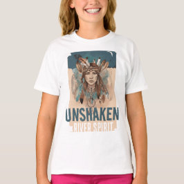ボヘミアン・シックな自由奔放フェザードリームアート Tシャツ