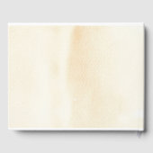 ボヘミアン・シック・ボタニカル結婚ズ ゲストブック (裏面)