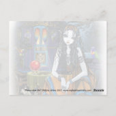 ボヘミアン・ジプシー占い師はがき ポストカード (裏面)