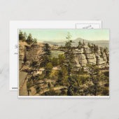 ボヘミアン・スイスのローゼンベルクとプレビシュトル ポストカード (正面/裏面)