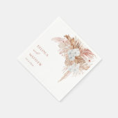 ボヘミアン チックな植物 | 結婚式 スタンダードカクテルナプキン (角)