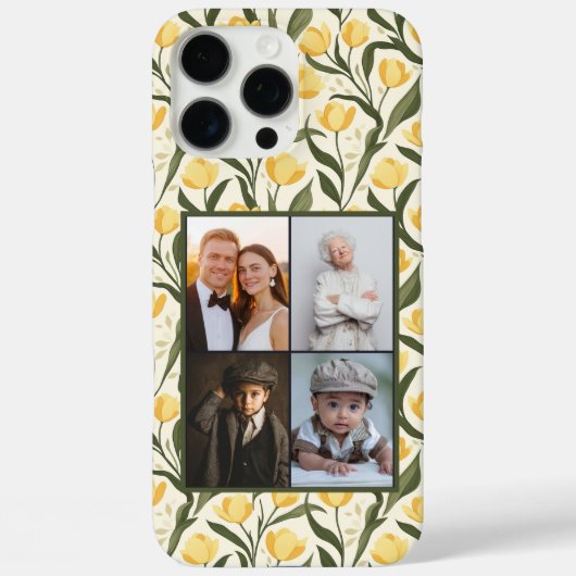 ボヘミアン チューリップ オーダーメイド 写真 iPhone カーゼ Case-Mate iPhoneケース (裏面)