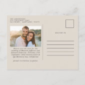 ボヘミアン・テラコッタ・パンパス・グラス・フォト 案内ポストカード (裏面)