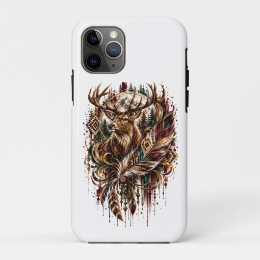 ボヘミアン・ディア、ディアの夢 Case-Mate iPhoneケース (裏面)