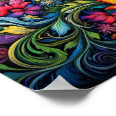 ボヘミアン・デコール・タペストリープリント ポスター (角)