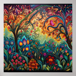 ボヘミアン・デコール・タペストリープリント ポスター