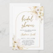 ボヘミアン・トロピックスのブライダルシャワー招待 招待状 (正面/裏面)