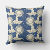 ボヘミアン・ドリームズブルー クッション (裏面)