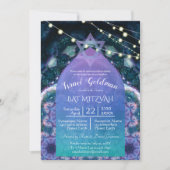 ボヘミアン・ナイトとデビッドの星 |紫（青） 招待状 (正面)