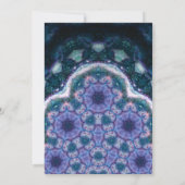 ボヘミアン・ナイトとデビッドの星 |紫（青） 招待状 (裏面)