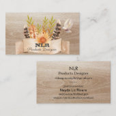 ボヘミアン・ニュートラルカラーズ 名刺 (正面/裏面)