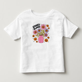 ボヘミアン・ハロウィンフラワーPNG トドラーTシャツ