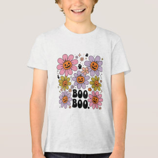 ボヘミアン ハロウィン フラワー かぼちゃ PNG トライブレンドＴシャツ