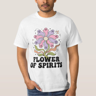 ボヘミアン・ハロウィン・フラワー・ゴーストPNG Tシャツ