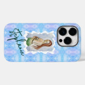 ボヘミアン ファンタジー マーメイド オーダーメイド 水彩画 Case-Mate iPhoneケース (裏面 (横))