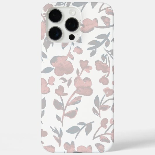 ボヘミアン フラワー柄 Case-Mate iPhoneケース (裏面)