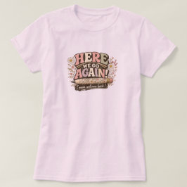 ボヘミアン フラワー また始めましょう先生の為のバックトゥスクール Tシャツ
