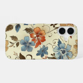 ボヘミアン フラワー  iPhone 16ケース (裏面横)