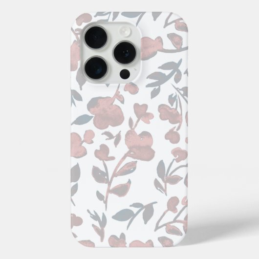 ボヘミアン フローラル柄 Case-Mate iPhoneケース (裏面)