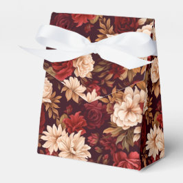 ボヘミアン・ブルゴーニュ・ベージュの花 フェイバーボックス