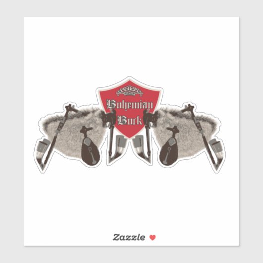 ボヘミアン・ブロック – チェコのバグパイプ シール (シート)