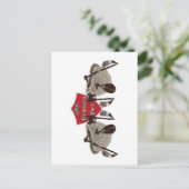 ボヘミアン・ブロック – チェコのバグパイプ ポストカード (スタンド正面)