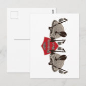 ボヘミアン・ブロック – チェコのバグパイプ ポストカード (正面/裏面)