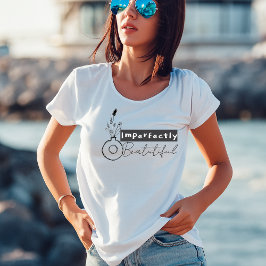 ボヘミアン プランター 不完全な美しさ ポジティブ Tシャツ