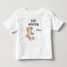 ボヘミアン ベビーシャワー ビッグシスター ベビー、幼児、子供用 トドラーTシャツ