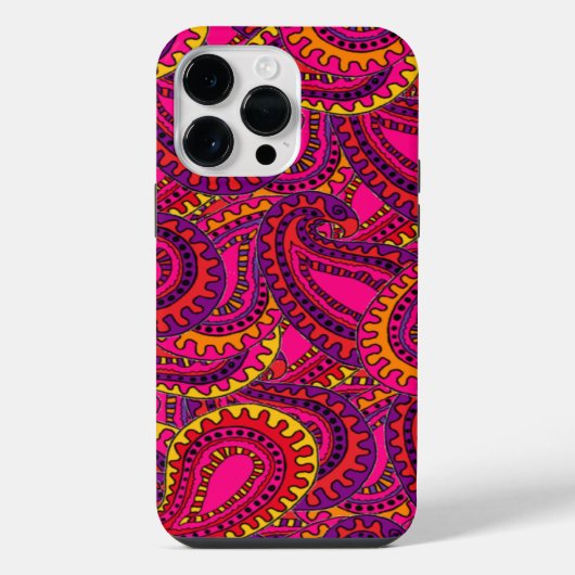 ボヘミアン・ペイズリー iPhoneケース (裏面)