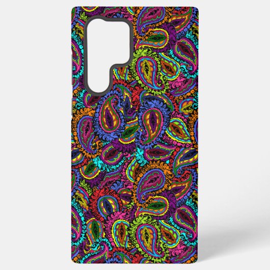 ボヘミアン+ペイズリー SAMSUNG GALAXYケース (裏面)