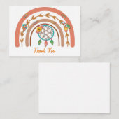ボヘミアン・レインボー・サンキュー ノートカード (正面/裏面)