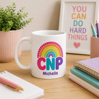 ボヘミアン レインボー モノグラム CNP コーヒーマグカップ