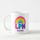 ボヘミアン レインボー モノグラム LPN コーヒーマグカップ (左)