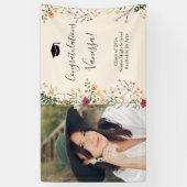 ボヘミアン・ワイルドフラワーズ卒業 横断幕 (縦)