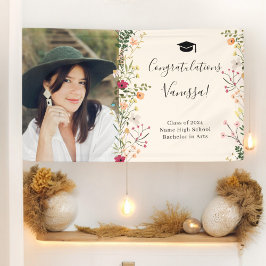 ボヘミアン・ワイルドフラワーズ卒業 横断幕