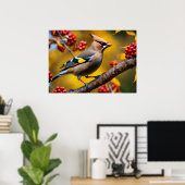 ボヘミアン・ワックスウィングのポスター ポスター (ホームオフィス)