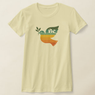 ボヘミアン+平和+レトロ+ホリデー+ウィメンズ+Tシャツ Tシャツ