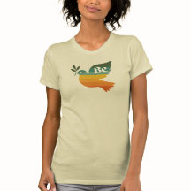 ボヘミアン+平和+レトロ+ホリデー+ウィメンズ+Tシャツ