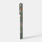 ボヘミアン 水彩画 野の花柄 iPhoneケース (左側面)