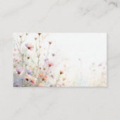 ボヘミアン 水彩画 野の花 フラワー 名入れ プレイスカード (正面)