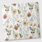 ボヘミアン 水彩画 野の花 陶器 タイル
