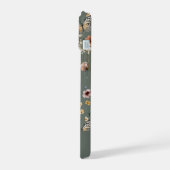 ボヘミアン 水彩 野の花 iPhone 15 15ケース (左側面)