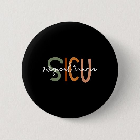 ボヘミアン SICU 外科救急集中治療看護師 缶バッジ (正面)