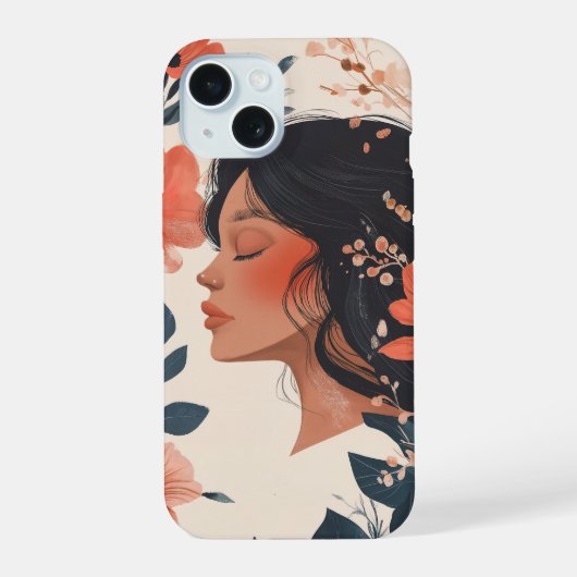 ボヘミアンiPhoneケース iPhone 15ケース (裏面)